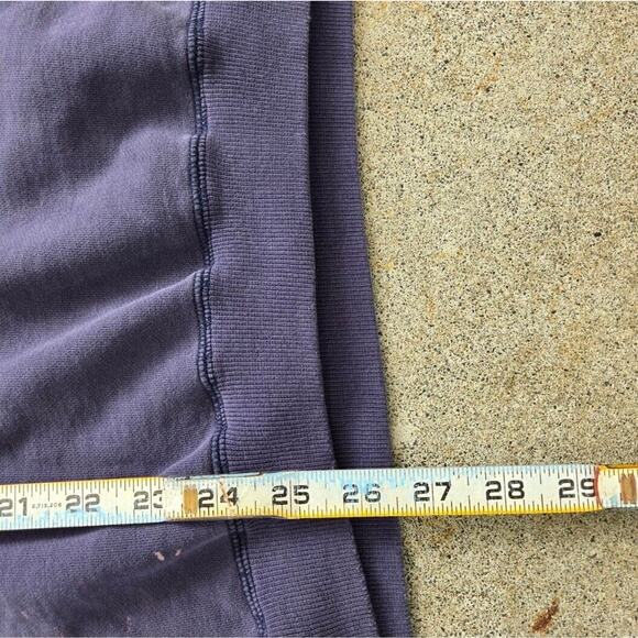 Vtg Y2k 24 Hour Fitness Embroidered Logo Crewneck Sweatshirt Blue Large Sunfade - Picture 6 of 6